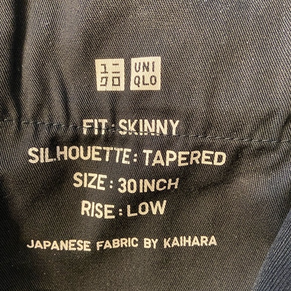 UNI QLO WOMENS BLACK JEANS SIZE 30. PROBABLY WORM ONCE! In excellent condition. - Picture 7 of 7